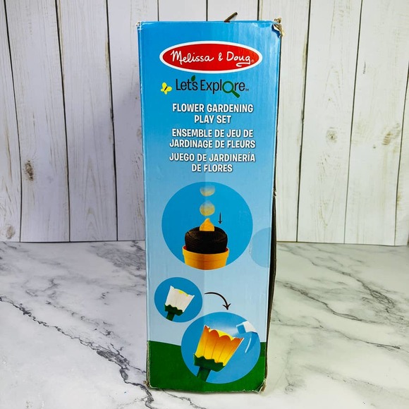 Melissa and Doug Let's Explore Flower Gardening Play Set 16 pc Spring Summer - Picture 2 of 8